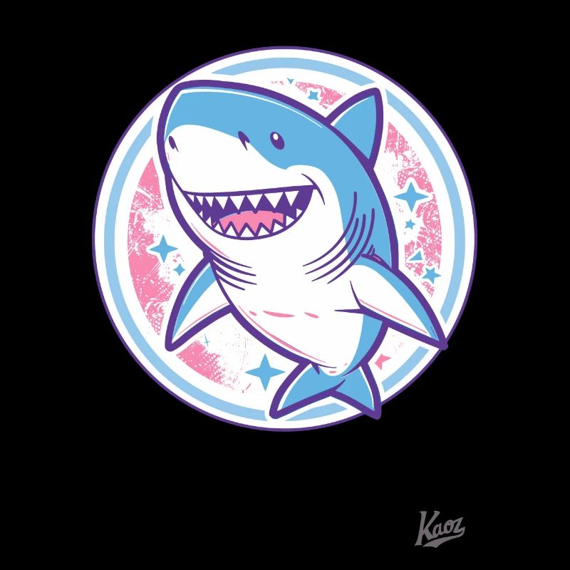 Requin drôle amical