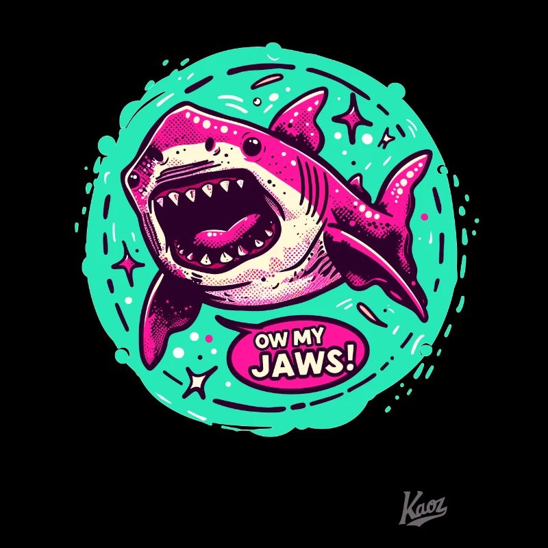 requin vert rose, Oh mes dents