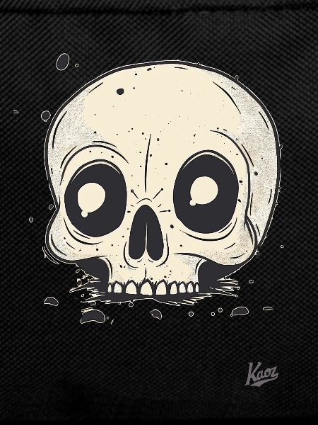 Funny Cartoon Skull