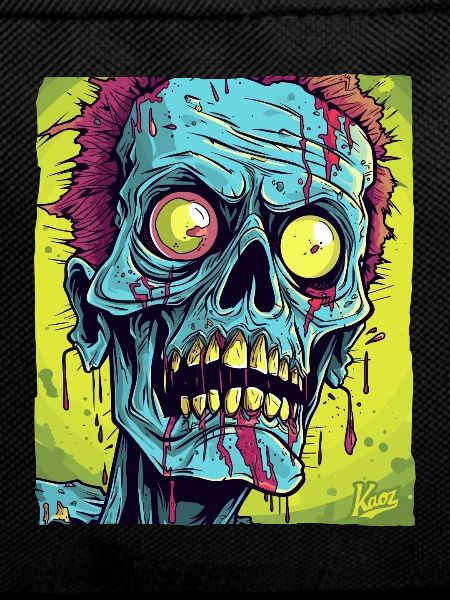 The coolest zombie skull monster