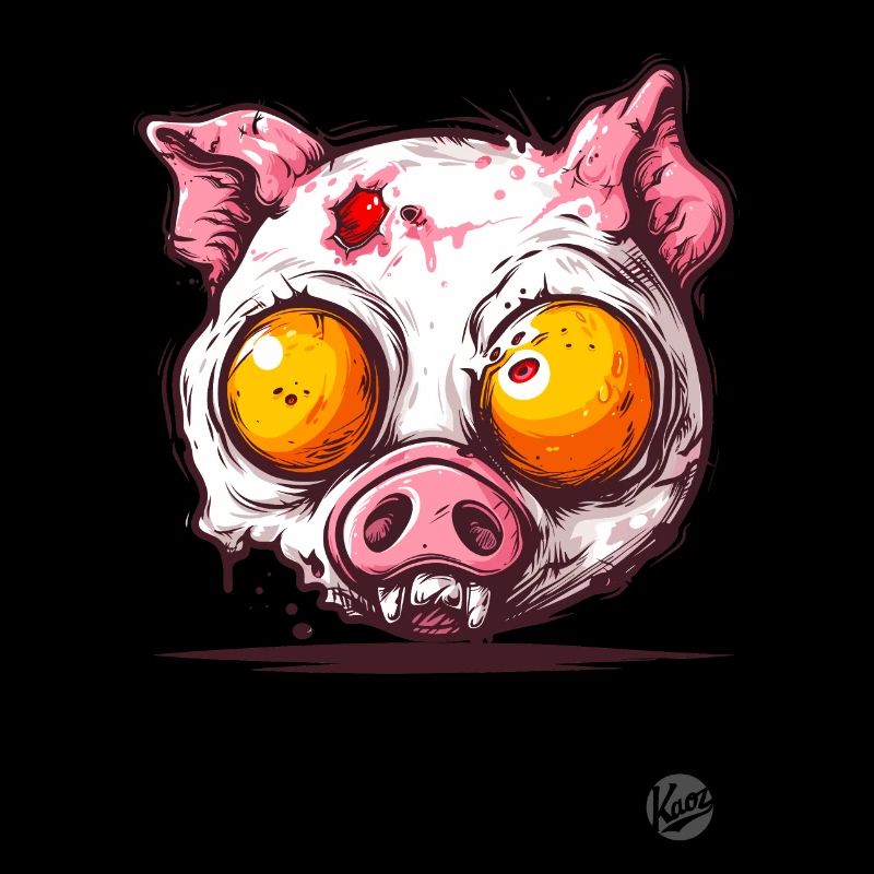 Fried Egg Zombie Pig