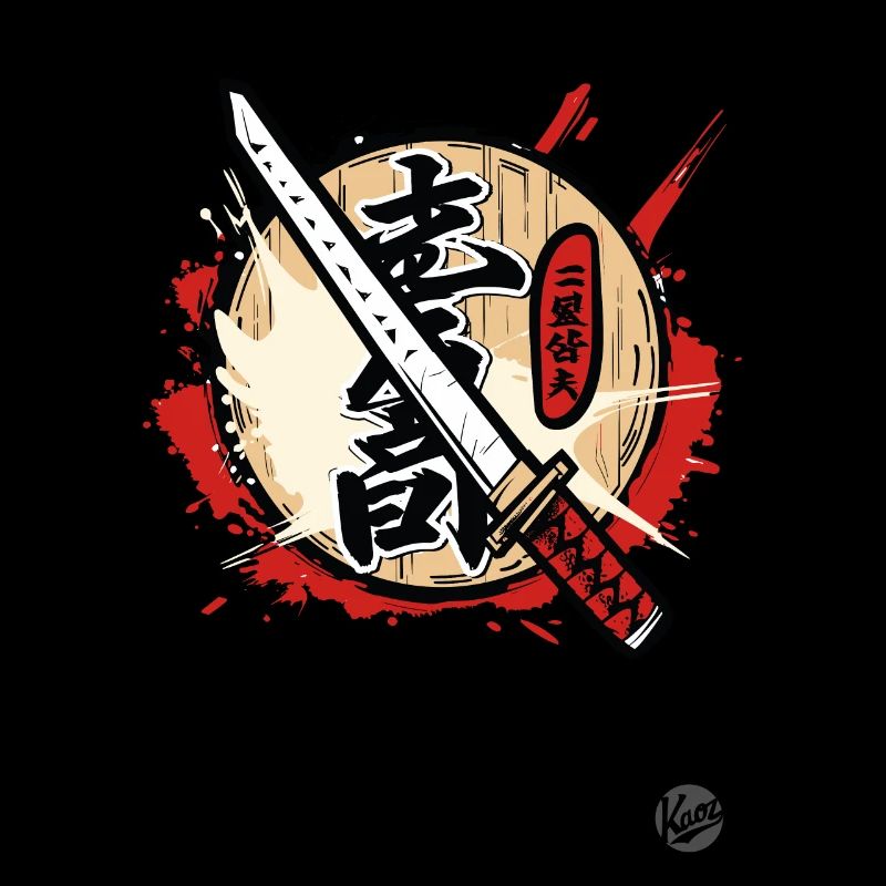 Stylish Japanese-style katana design