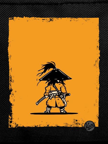 Samurai Style Warrior Silhouette