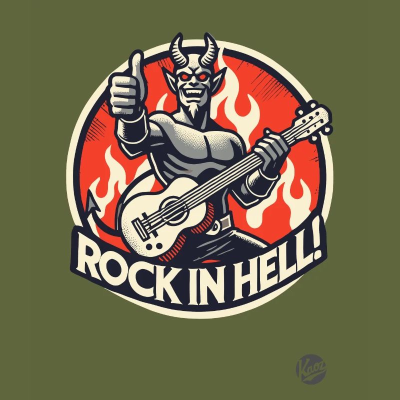 Devilish Guitar Player – Rock in Hell