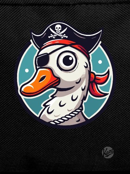 Pirate goose with eye patch