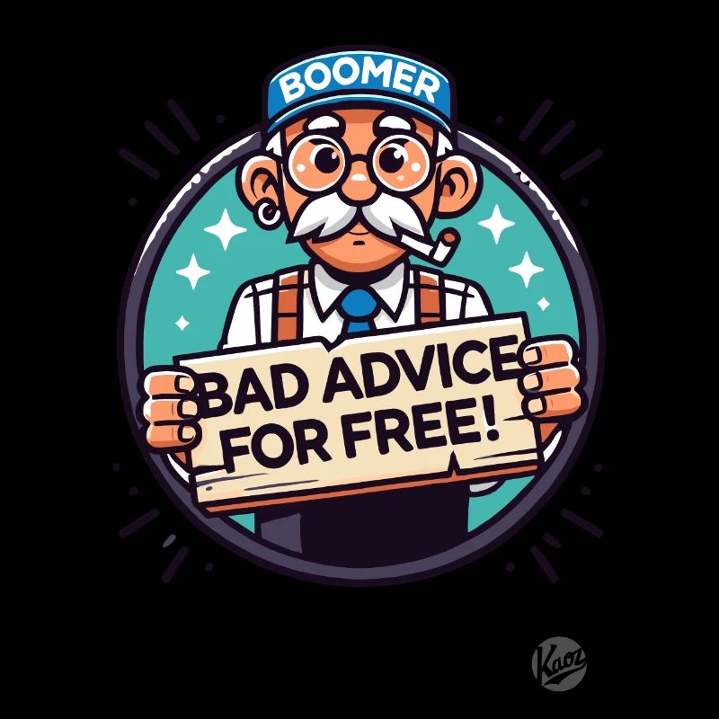 Boomer, mauvais conseils gratuits