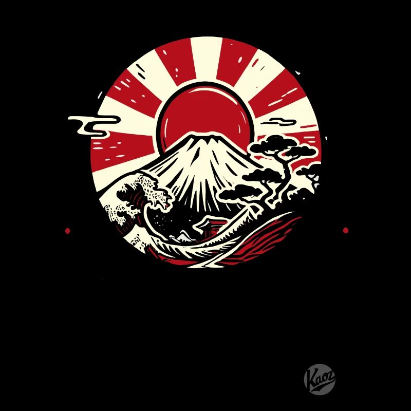 rebellious Mount Fuji in Japan