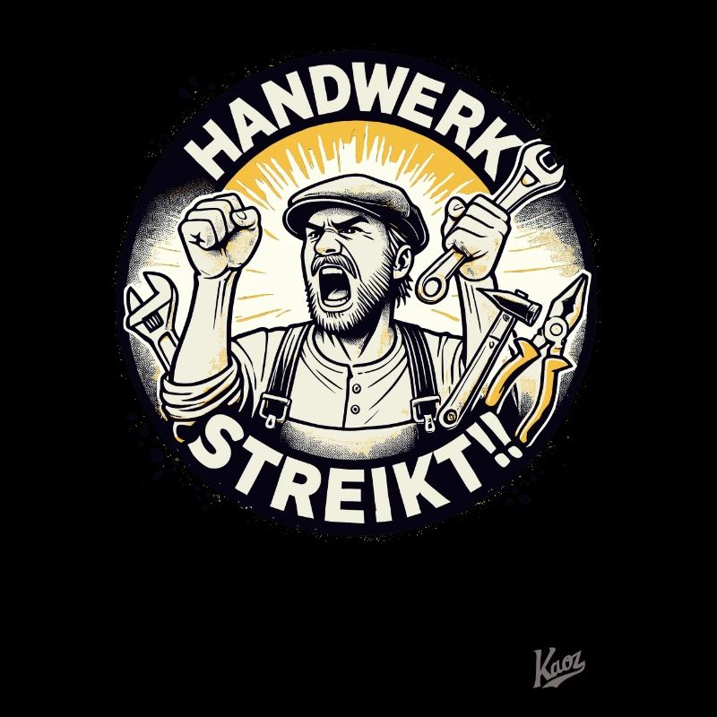 Craftsmen work, the crafts strike