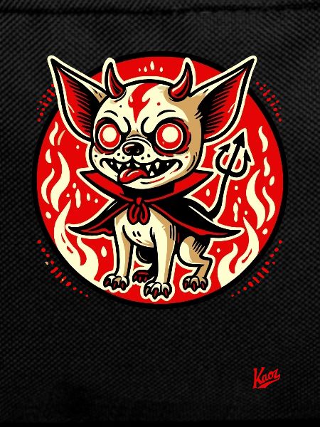 Little dog Satan from hell