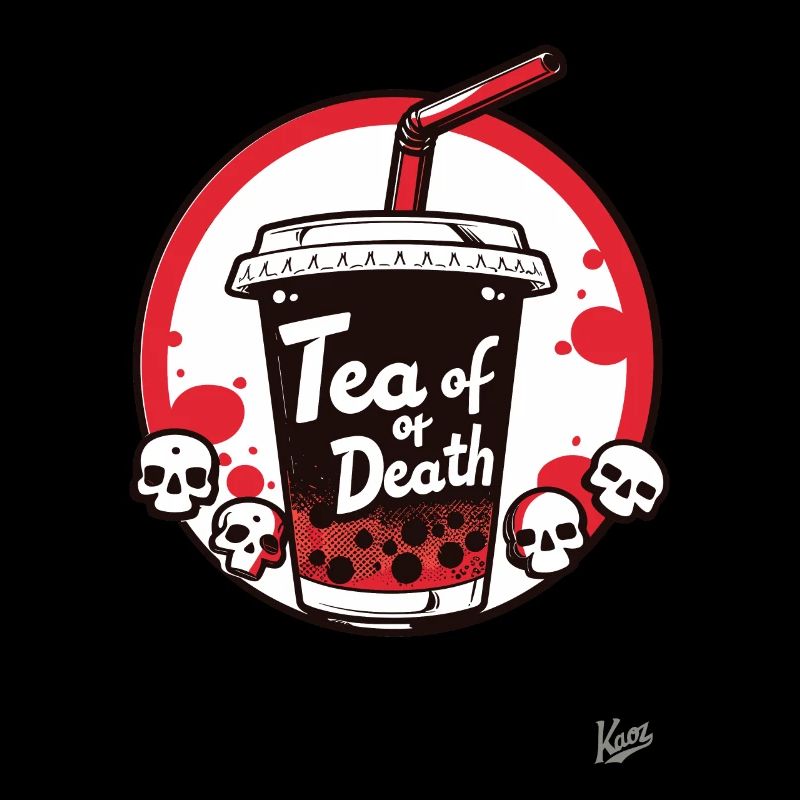 Totenkopf Bubble Tea des Todes