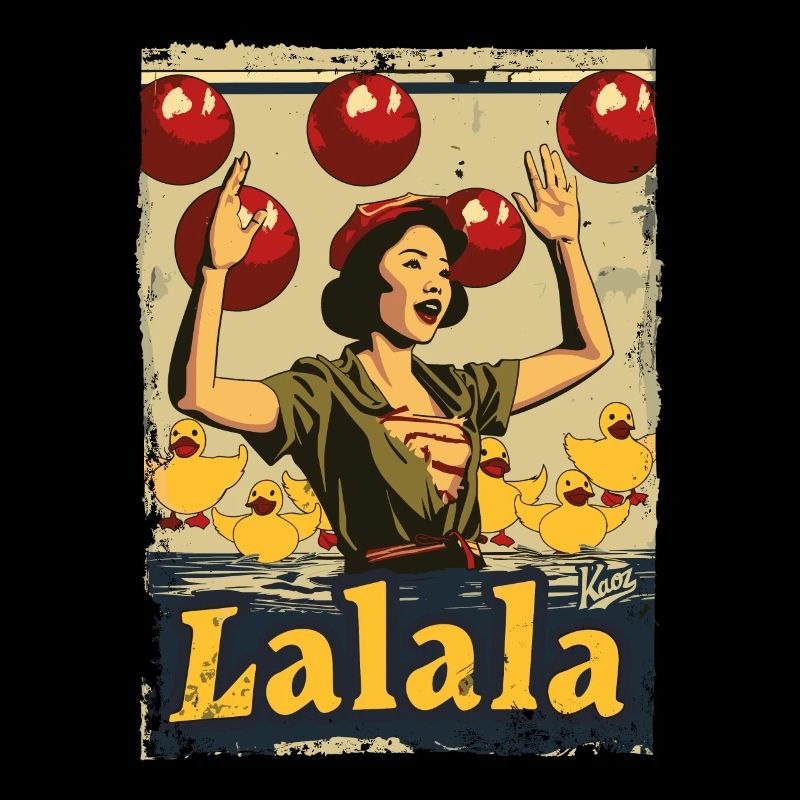 Asiatische Gummiente Lied Lalala