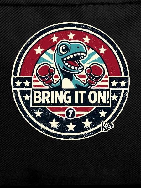 Little dinosaur boxer: "Come on!"