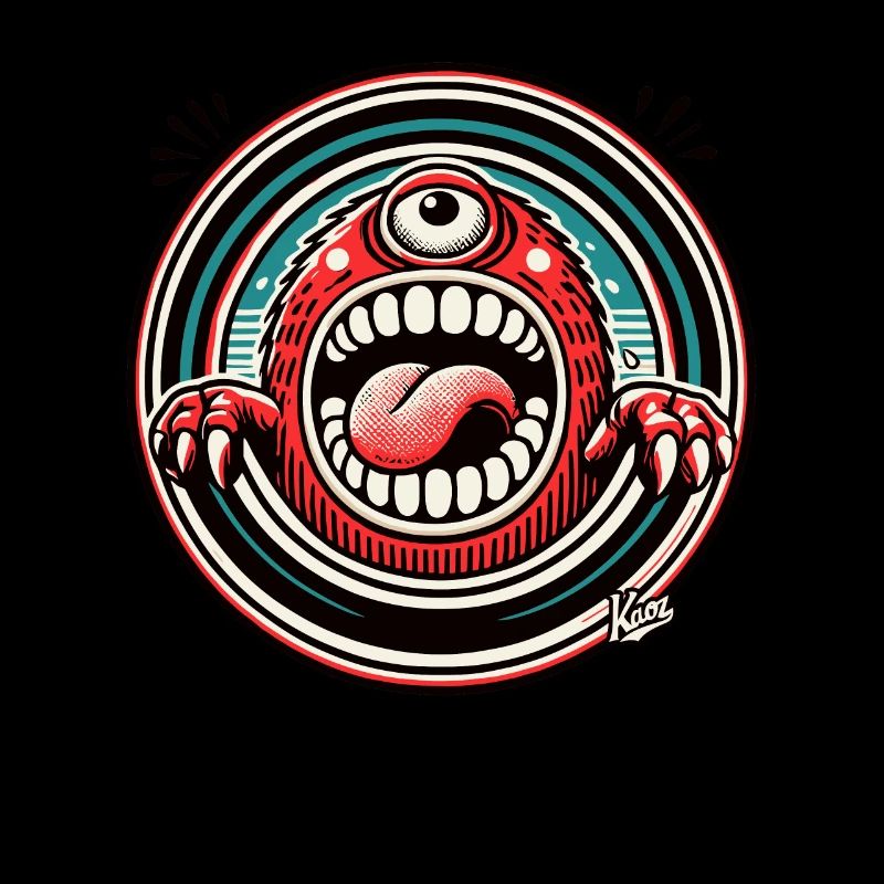 Verrücktes Lustiges Monster Cyclops