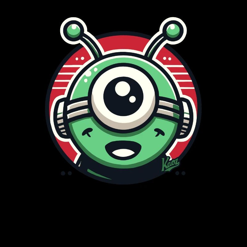 Freundlicher Alien-Cyclops