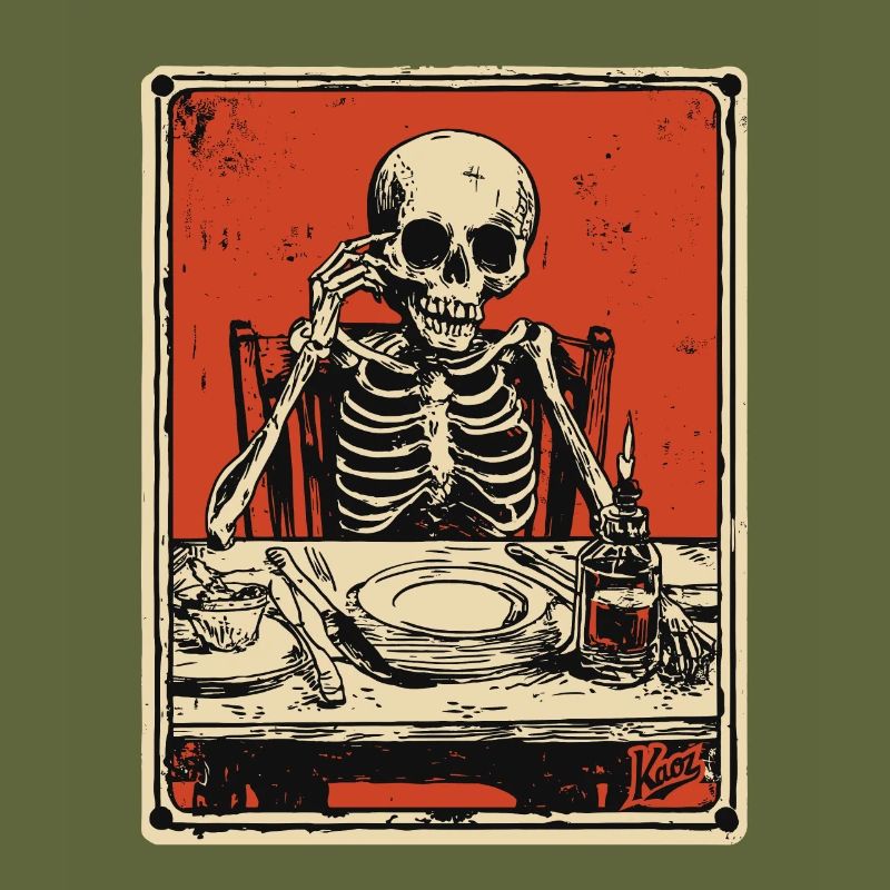 Bon Appetit Skeleton
