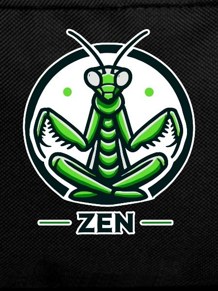 Praying mantis in meditation
