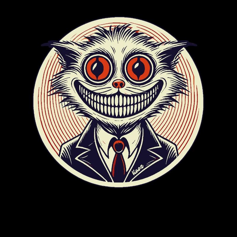 Horror Grin Cat