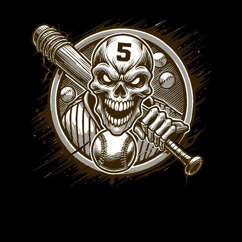 Baseball Totenkopf Schädel