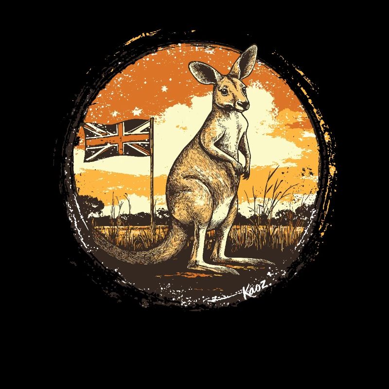 Australisches Känguru des Britischen Imperiums