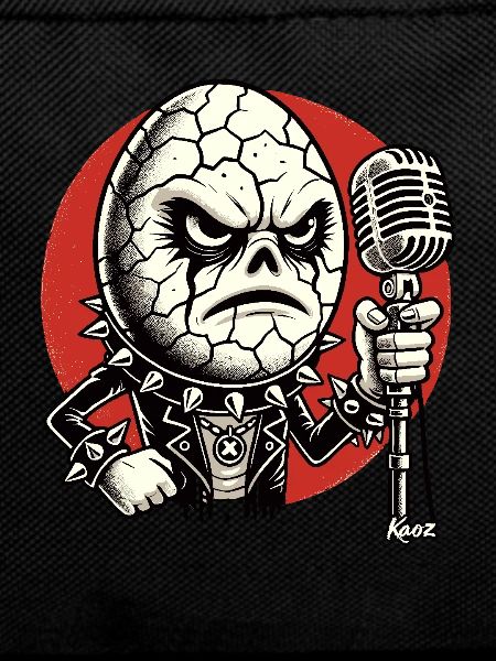 Punk Band Rock Egg