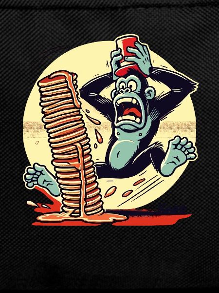 Pancake monkey – chaos with syrup