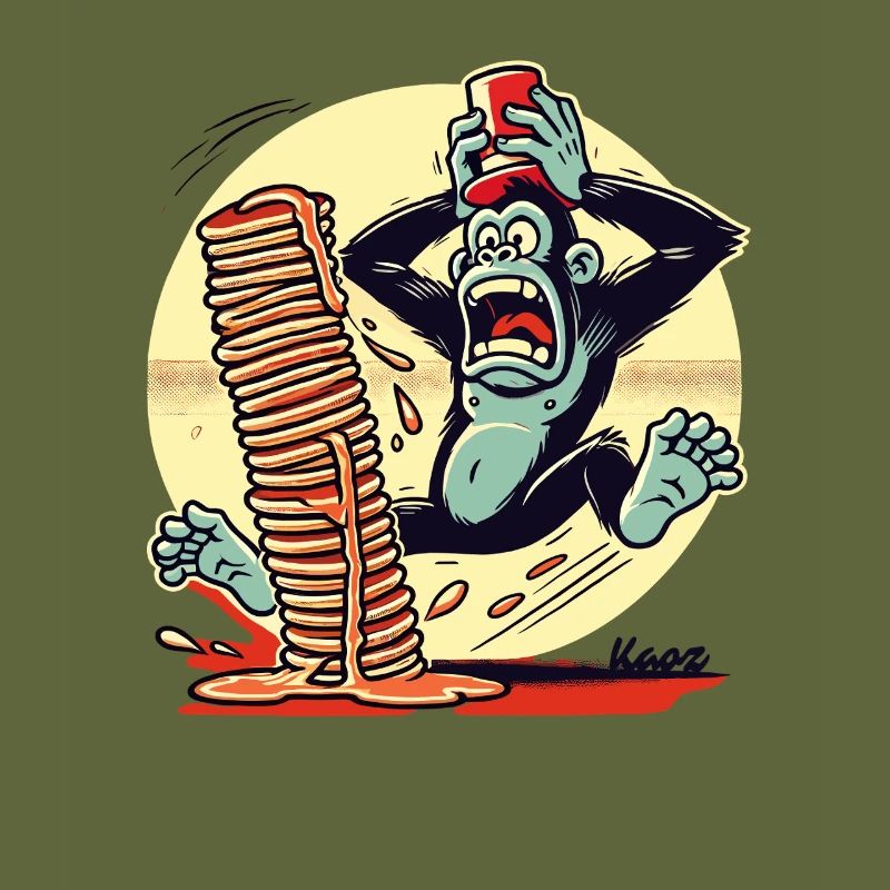 Pancake monkey – chaos with syrup