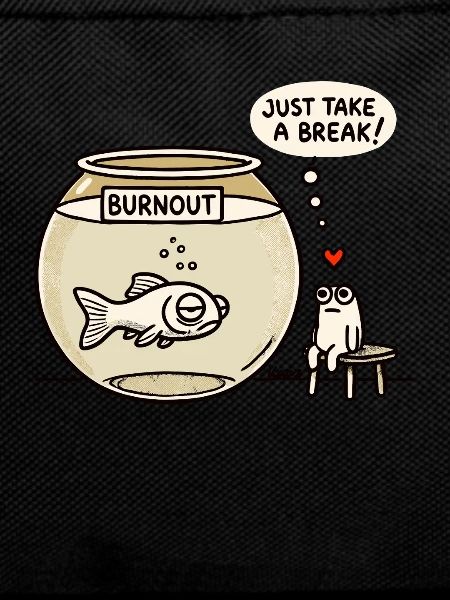 Burnout Fish & Frog Therapist