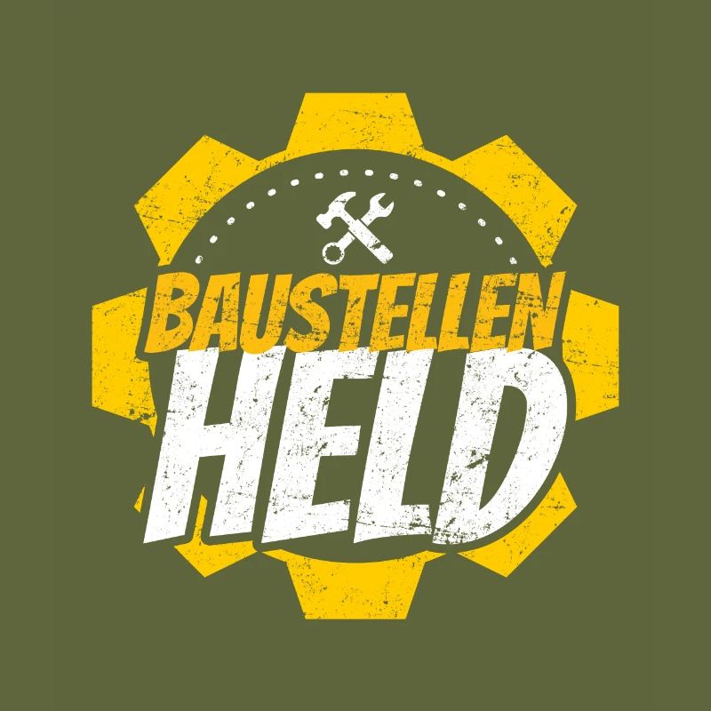 Baustellen Held Lustiges Geschenk