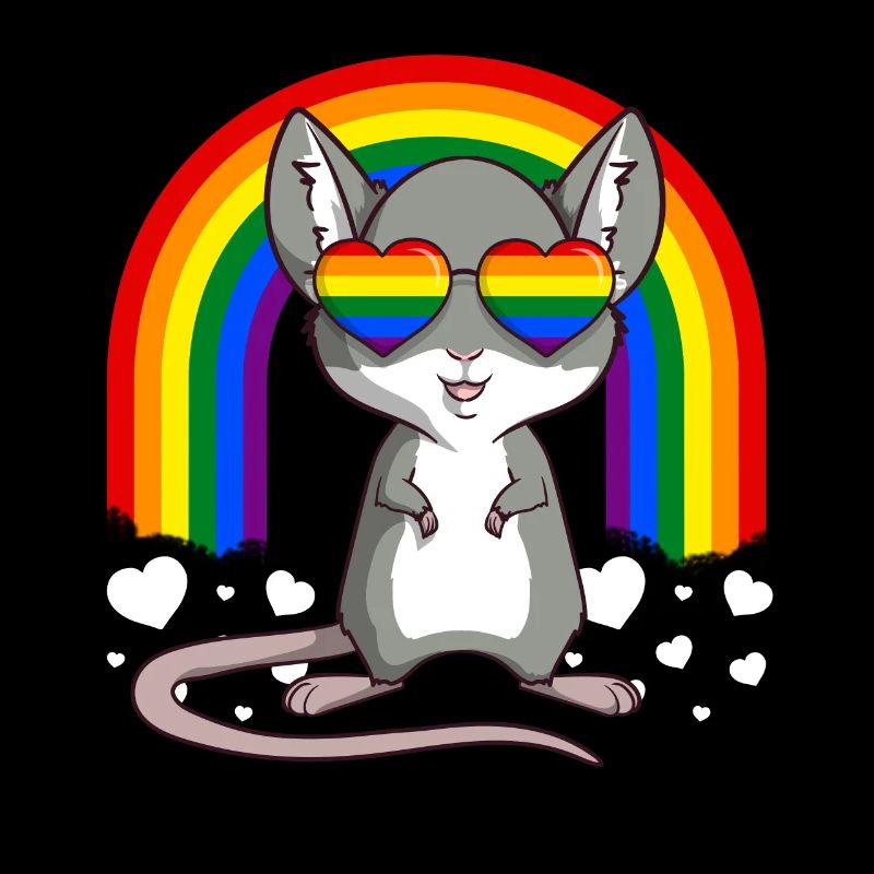 Gay Pride Mouse LGBT Rainbow