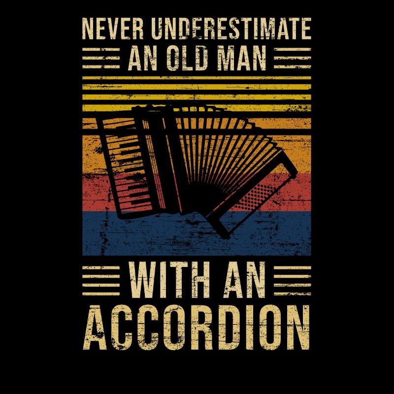 Accordion Underestimate Old Man