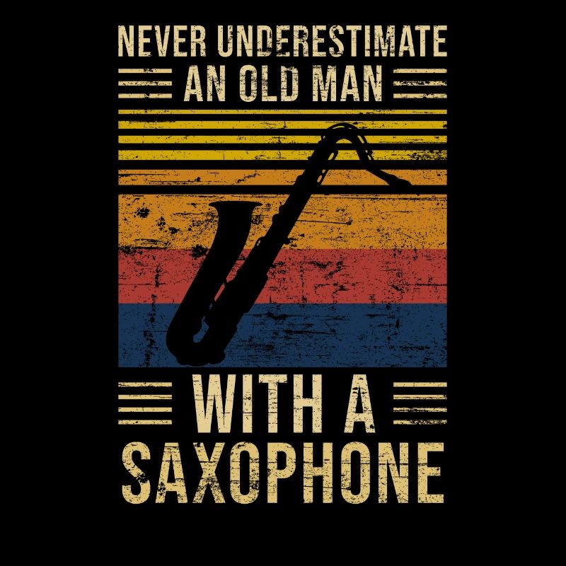 Saxophone Underestimate Old Man