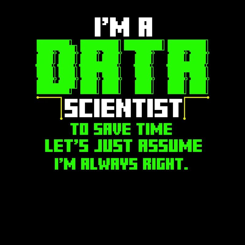 Data Scientist Engineer Nerd Analyst Geschenk