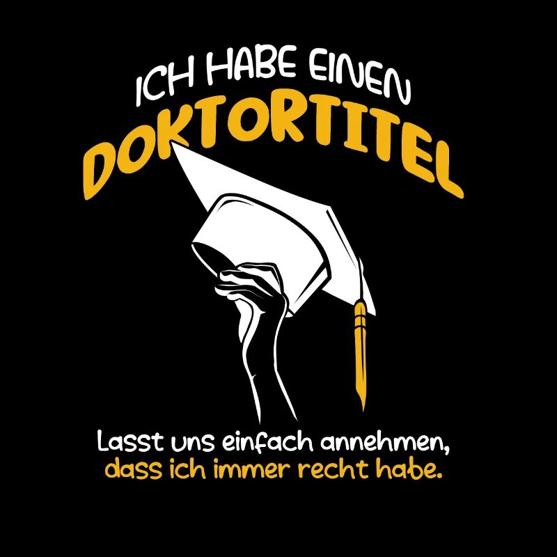 Doktor Doktortitel Doktorhut Doktorand Geschenk