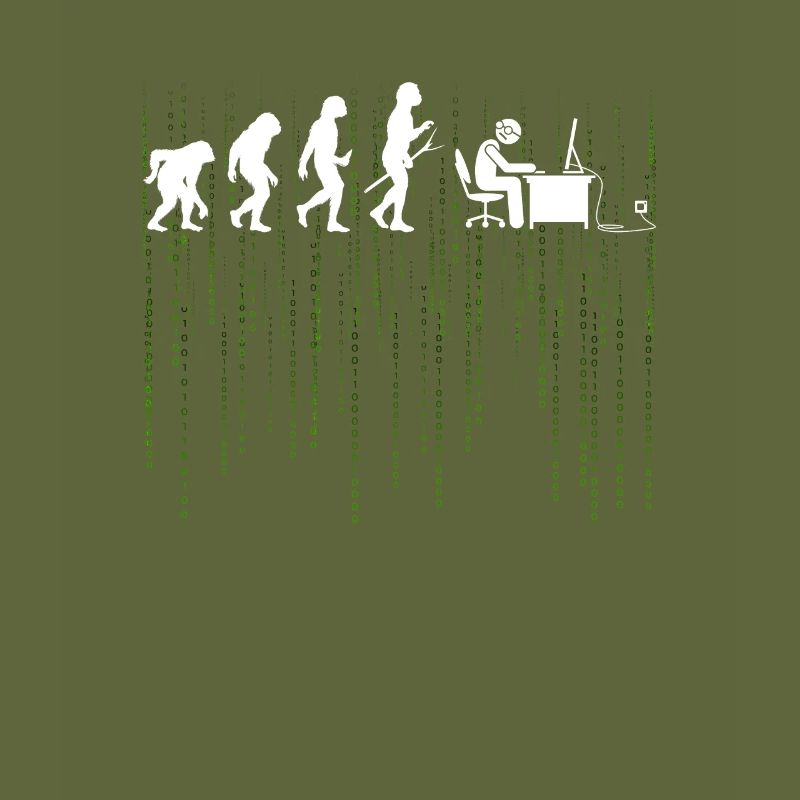 Evolution Computer Enticklung BrushIng Gift