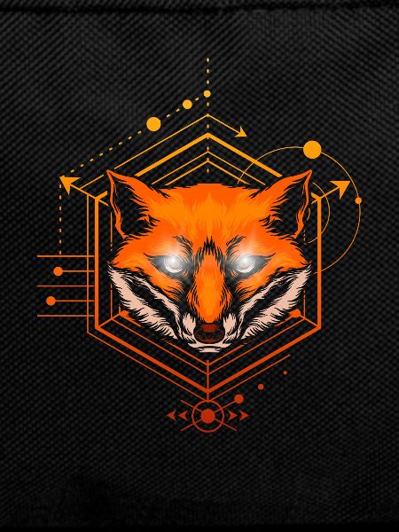 Fox Tribal Foxes Geometric Gift