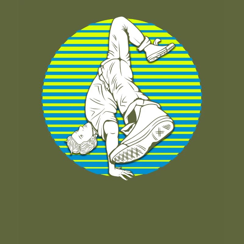 Breakdance Breakdancer Silhouette Geschenk