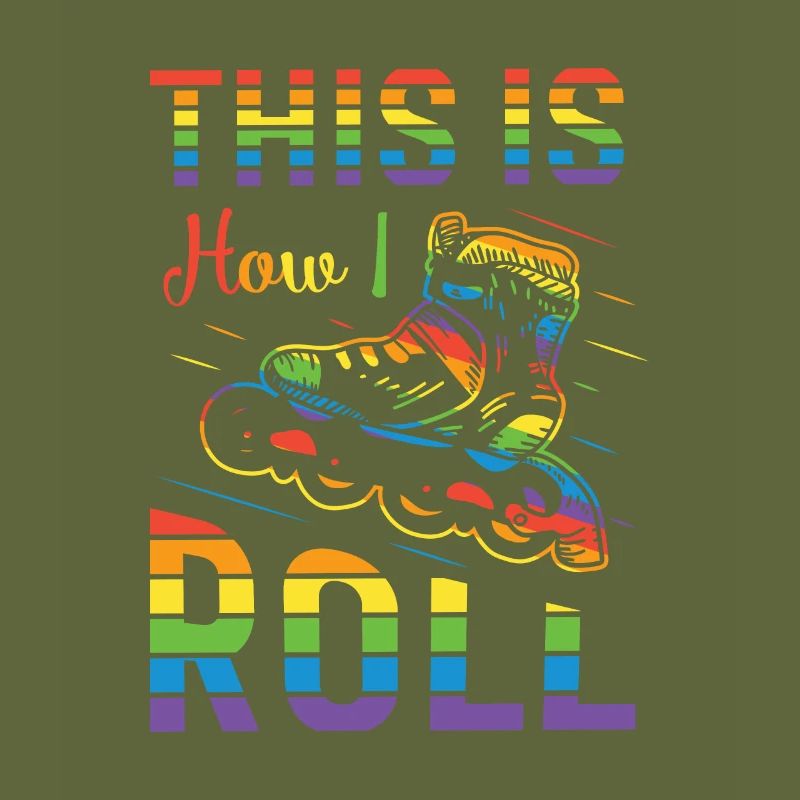 Rollerblading Retro Roller Skate