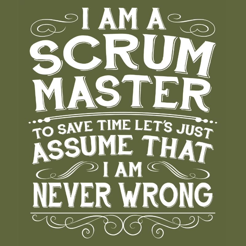 Lustiger Scrum Master Computer