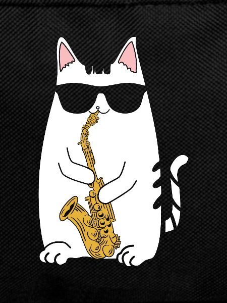 Cat Saxophone
