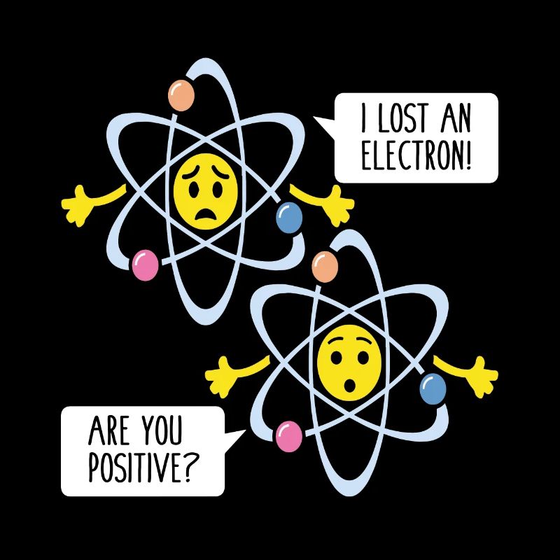 Drôle d’électron Pun Professeur de sciences de chimie
