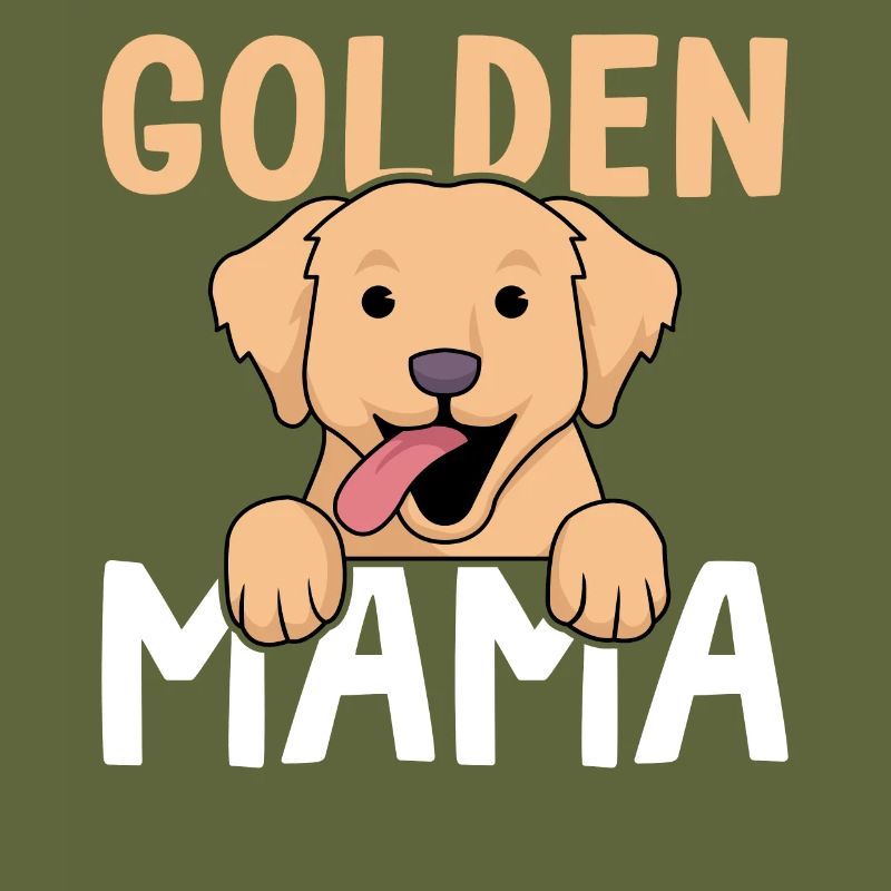 Goldene Mama Golden Retriever