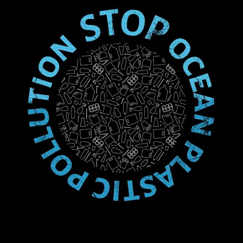 Stop Ocean Plastic Pollution Design pour le