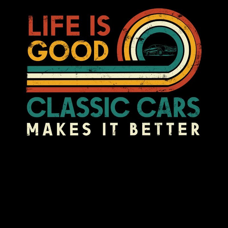 La vie est belle. Les voitures classiques le font