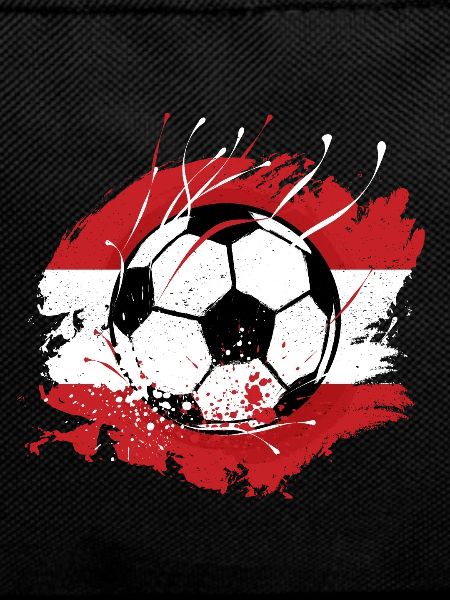 Austrian Football Austria Flag Grunge