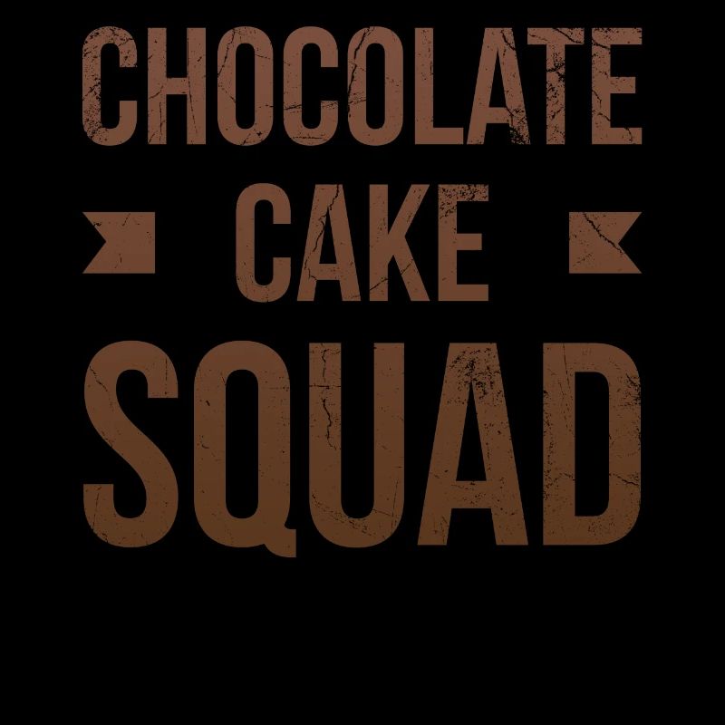 Chocolate cake squad For bakers or baking fans