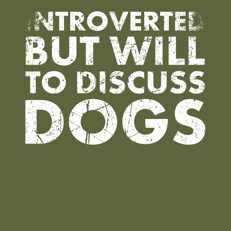 Introverti, mais will, chiens pour