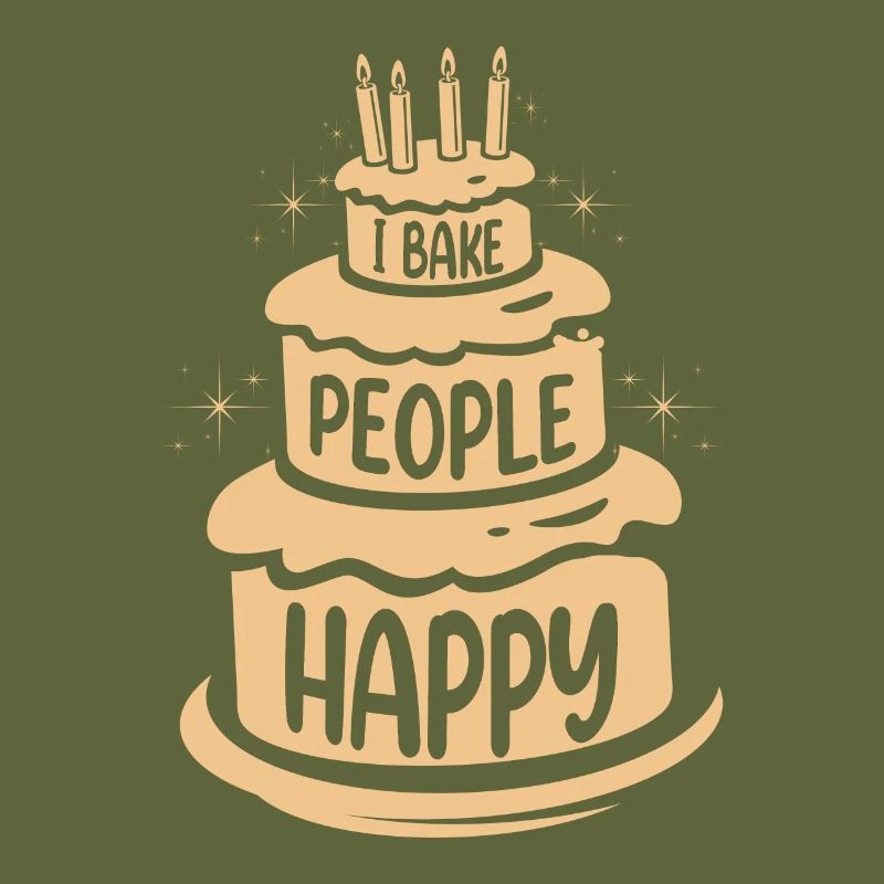 Ich Backe Menschen Glücklich Für Bäcker Oder
