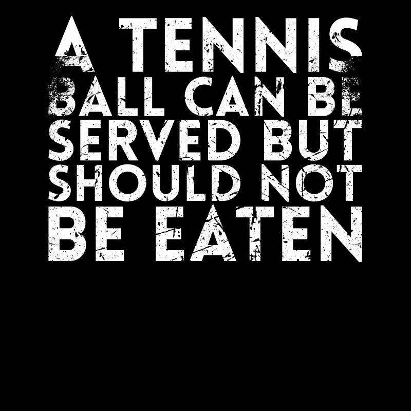 Une balle de tennis peut être servie, mais devrait