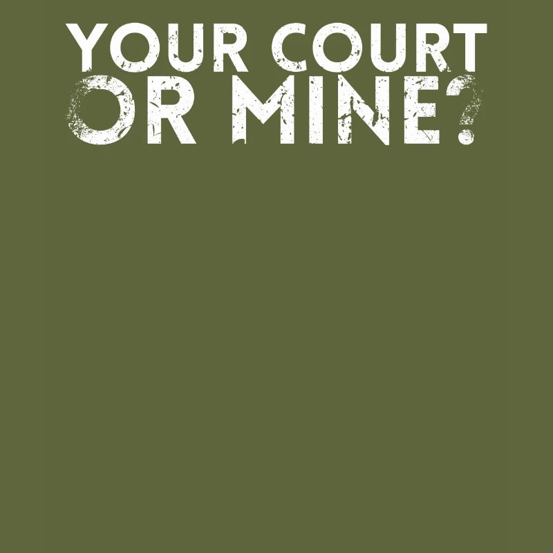 Ihr Platz- Oder Minendesign Für Tennisspieler Oder