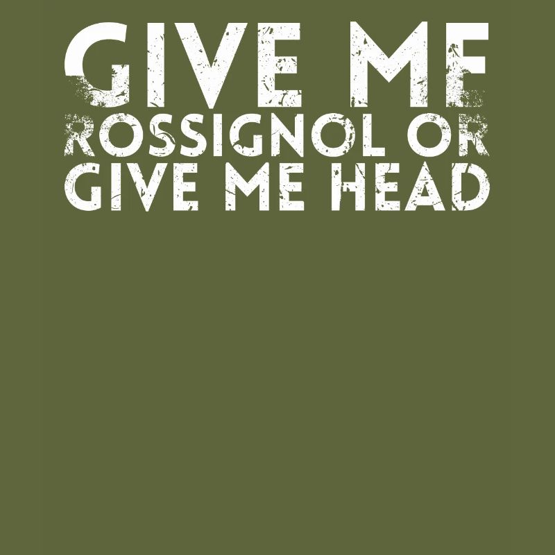 Gib Mir Rossignol Oder Gib Mir Kopfdesign Für